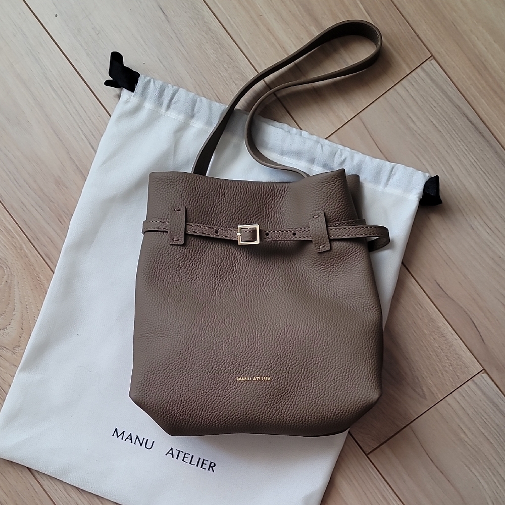 Manu Atelier Mini Tote Du Jour Etpupe Grained